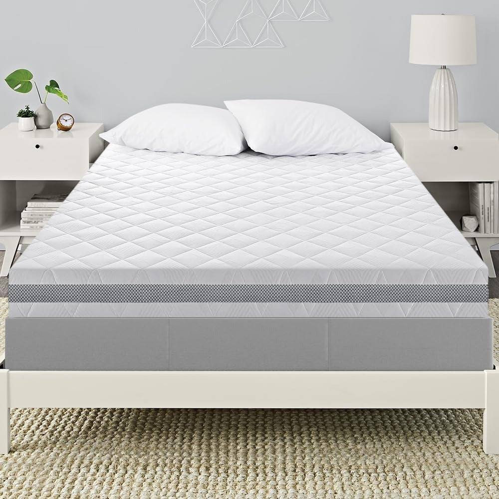 BedStory Gel Topper 180x200cm H3/H4 aus 10cm Höhe Kaltschaumkern