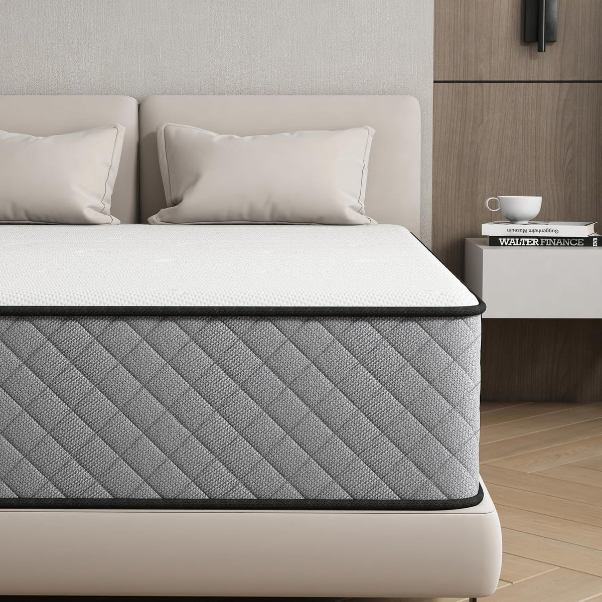 Matratze 140x200 Kaltschaum H2 H3 mit Öko-Tex Zertifiziert 25 cm Höhe, 7-Zone Taschenfederkernmatratze mit Memory-Schaum Bett Matratze 140x200x25cm