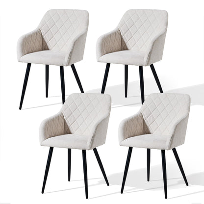 CLIPOP Esszimmerstühle 2er Set, Küchenstühle Grau Samtstoff stühle Polsterstühle mit Armlehne Metallbeine Polstersessel Stühle für Esszimmer Küche (2, Samt Grau)