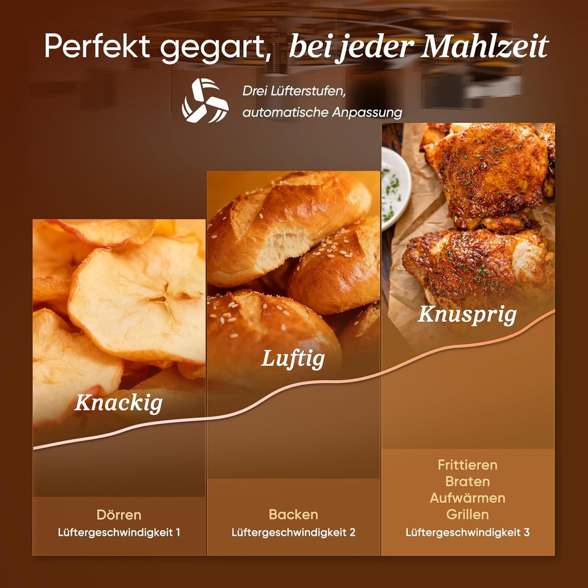 Cosori Heißluftfritteuse, neue Generation 2026, exklusive TurboBlaze-Tech, 8,6 L