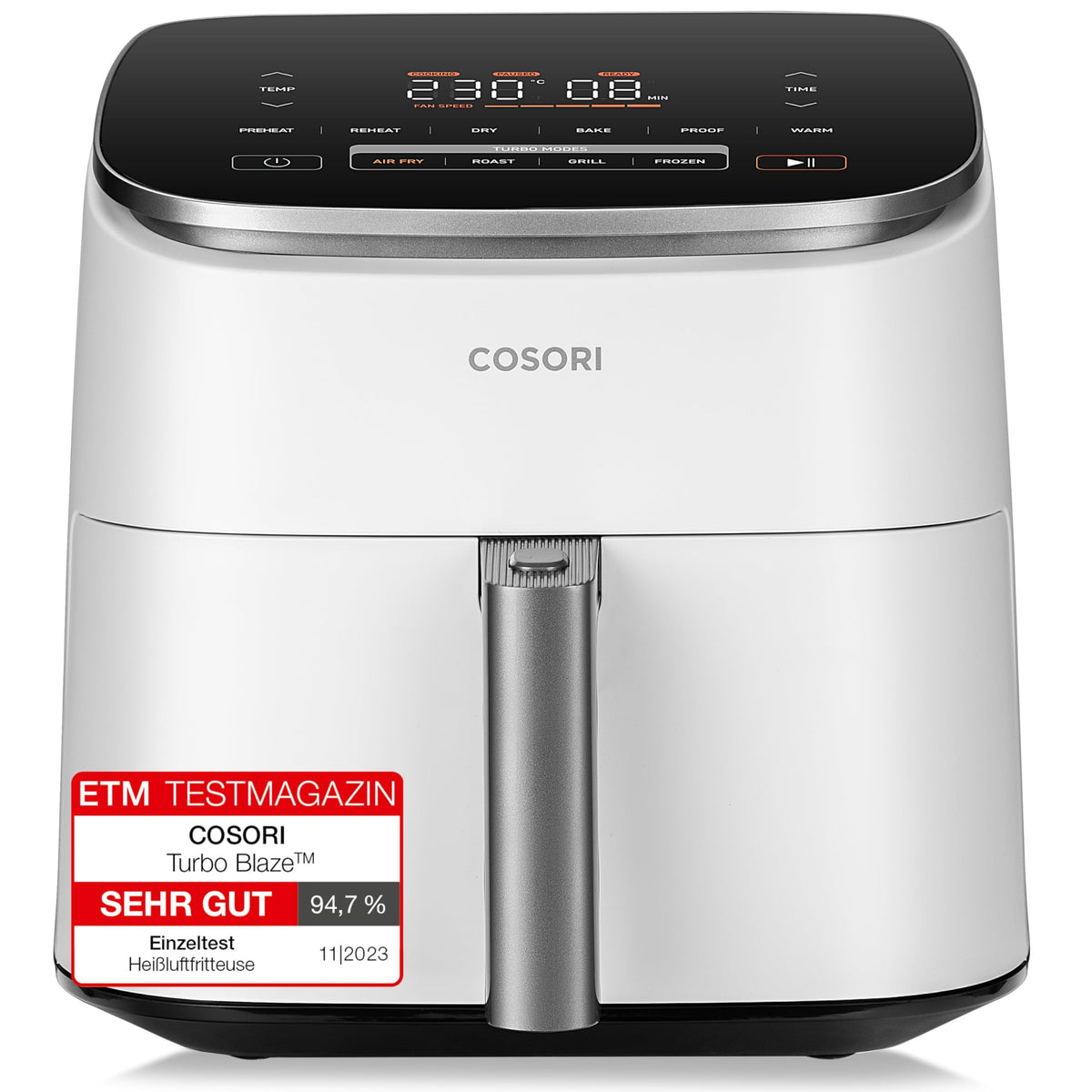 Cosori Heißluftfritteuse, Turboblaze, 9-in-1 6L Heißluftfritteuse