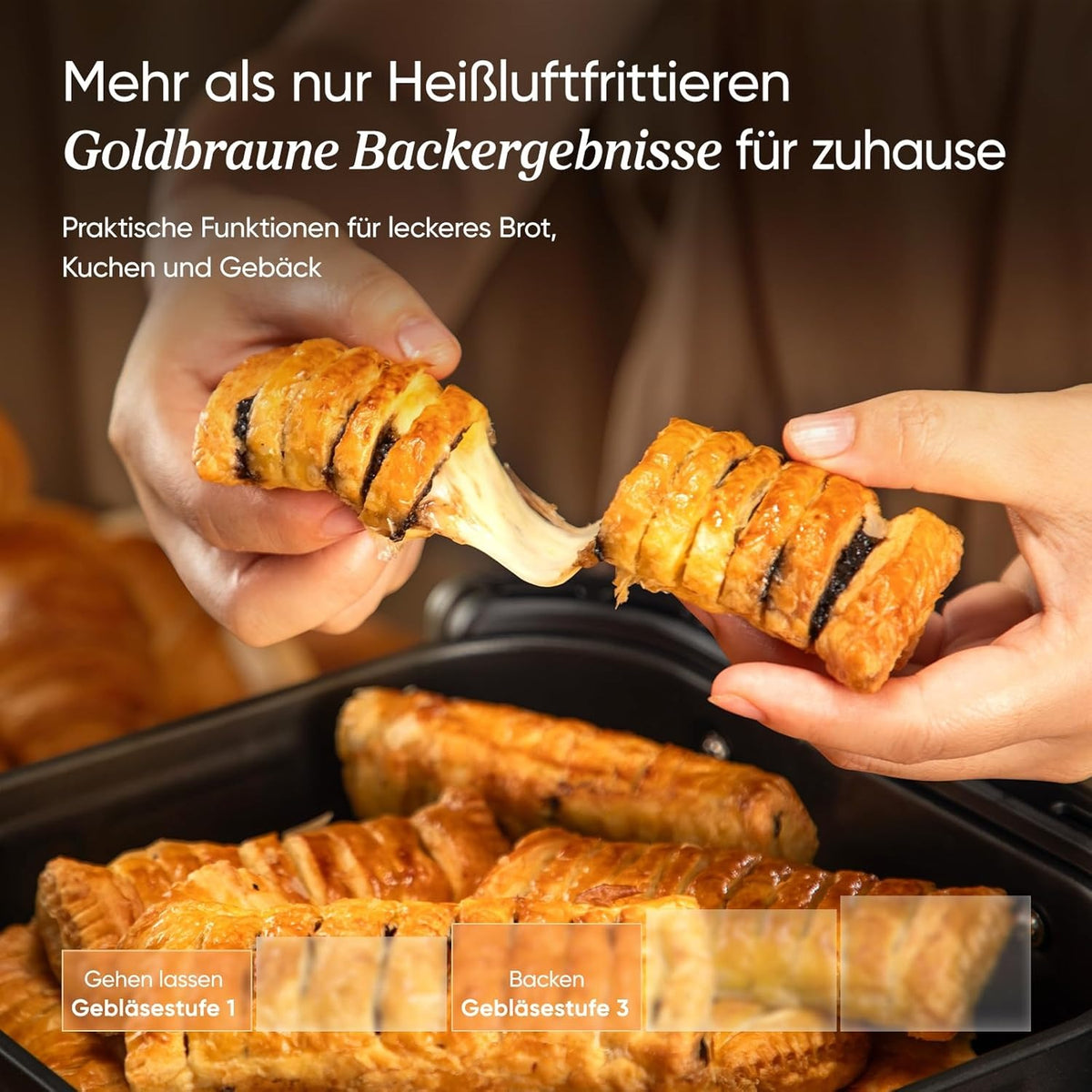 Cosori Heißluftfritteuse, Turboblaze, 9-in-1 6L Heißluftfritteuse