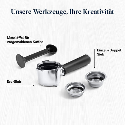 De'Longhi Dedica Style - Espressomaschine mit Manuellem Milchaufschäumer