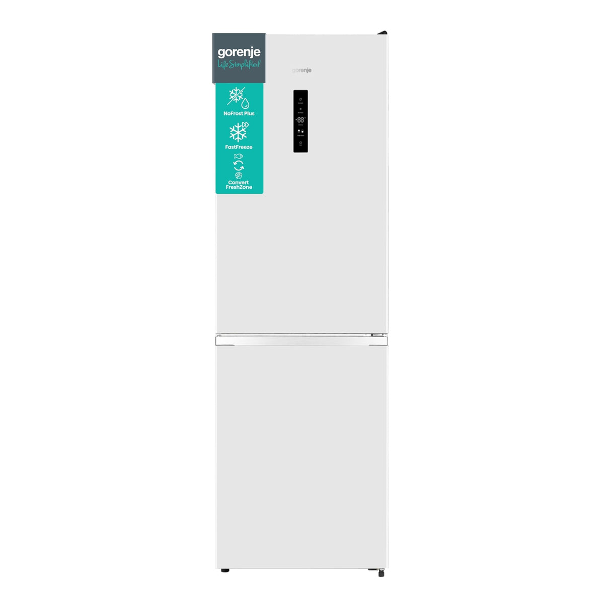 Gorenje RK 4182 PS4 Kühl-Gefrier-Kombination/ Höhe 180 cm/ Kühlen 198 L/ Gefrieren 66 L/ Gemüsefach/ 39dB/ LED Beleuchtung/ HxBxT: 180 x 55 x 55,7 cm / Grau – 182cm, Grau