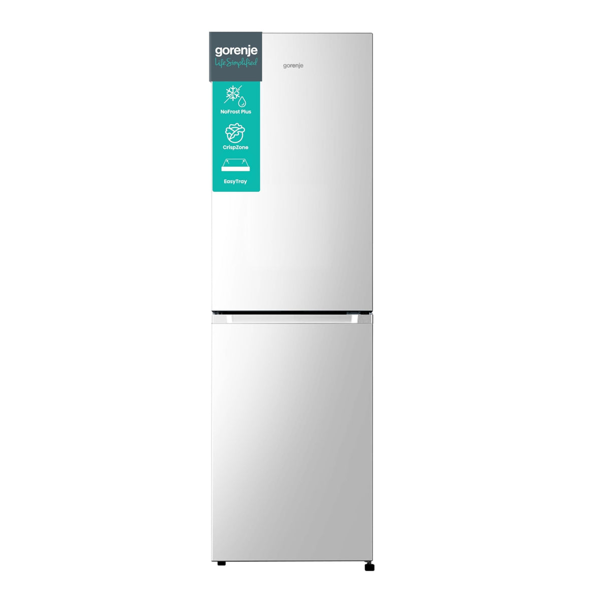 Gorenje RK 4182 PS4 Kühl-Gefrier-Kombination/ Höhe 180 cm/ Kühlen 198 L/ Gefrieren 66 L/ Gemüsefach/ 39dB/ LED Beleuchtung/ HxBxT: 180 x 55 x 55,7 cm / Grau – 269 L, Grau