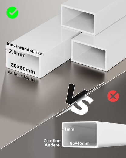 Homall Elektrischer Schreibtisch höhenverstellbar Weiß – Sitz-Steh-Schreibtisch mit USB-A, Memory-Funktion & Kabelmanagement