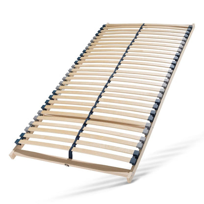 Lattenrost 140x200 Premium Strong bis 200Kg, Kopfteil verstellbar, 7-Zonen-Lattenrost mit 42 Latten, Hergestellt in Deutschland, extra stabil aus Buchenholz – 180 x 200 cm, Verstellbar | 28 Leisten | Unmontiert