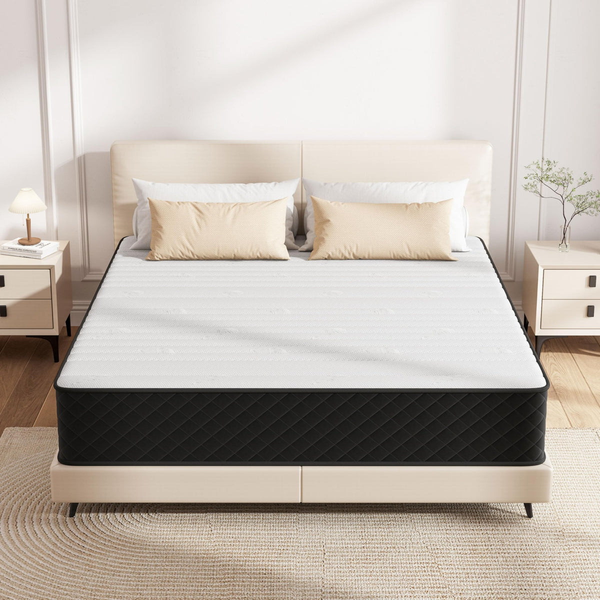 Matratze 140x200 Kaltschaum H2 H3 mit Öko-Tex Zertifiziert 25 cm Höhe, 7-Zone Taschenfederkernmatratze mit Memory-Schaum Bett Matratze 140x200x25cm
