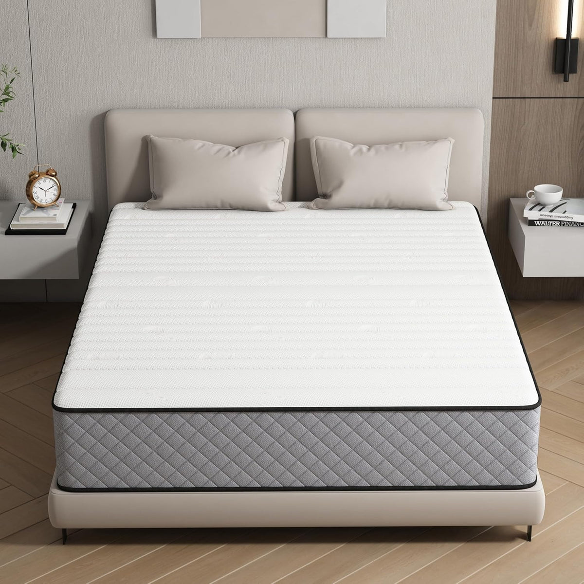 Matratze 140x200 Kaltschaum H2 H3 mit Öko-Tex Zertifiziert 25 cm Höhe, 7-Zone Taschenfederkernmatratze mit Memory-Schaum Bett Matratze 140x200x25cm