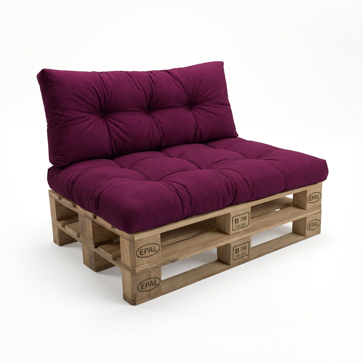 POKAR Palettenkissen Wasserabweisend Palettenauflagen Palettenmöbel Palettensofa 8er Set: Sitzkissen 120x80 + Rückenlehne 120x40, Anthrazit – Beige, 6er Set
