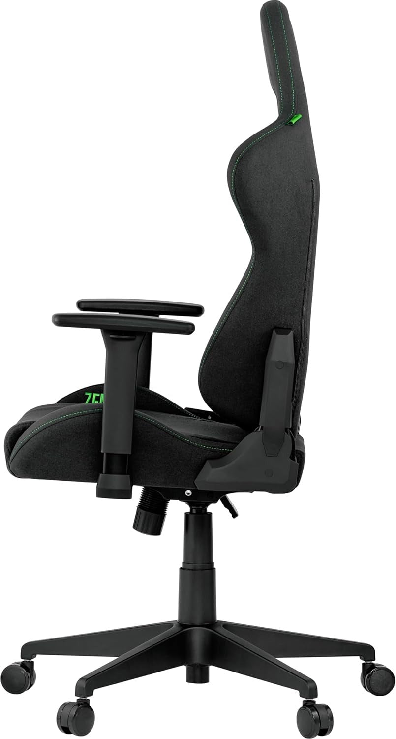 Razer TAROK Essentials X Gaming Stuhl Stoff Schwarz, ergonomischer Gaming-Stuhl mit Armlehnen & Kopfstütze
