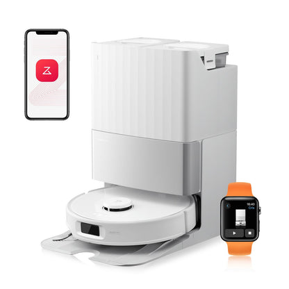 roborock Qrevo Edge 2 Saugroboter mit Wischfunktion, 25.000Pa Saugkraft – Setweiß