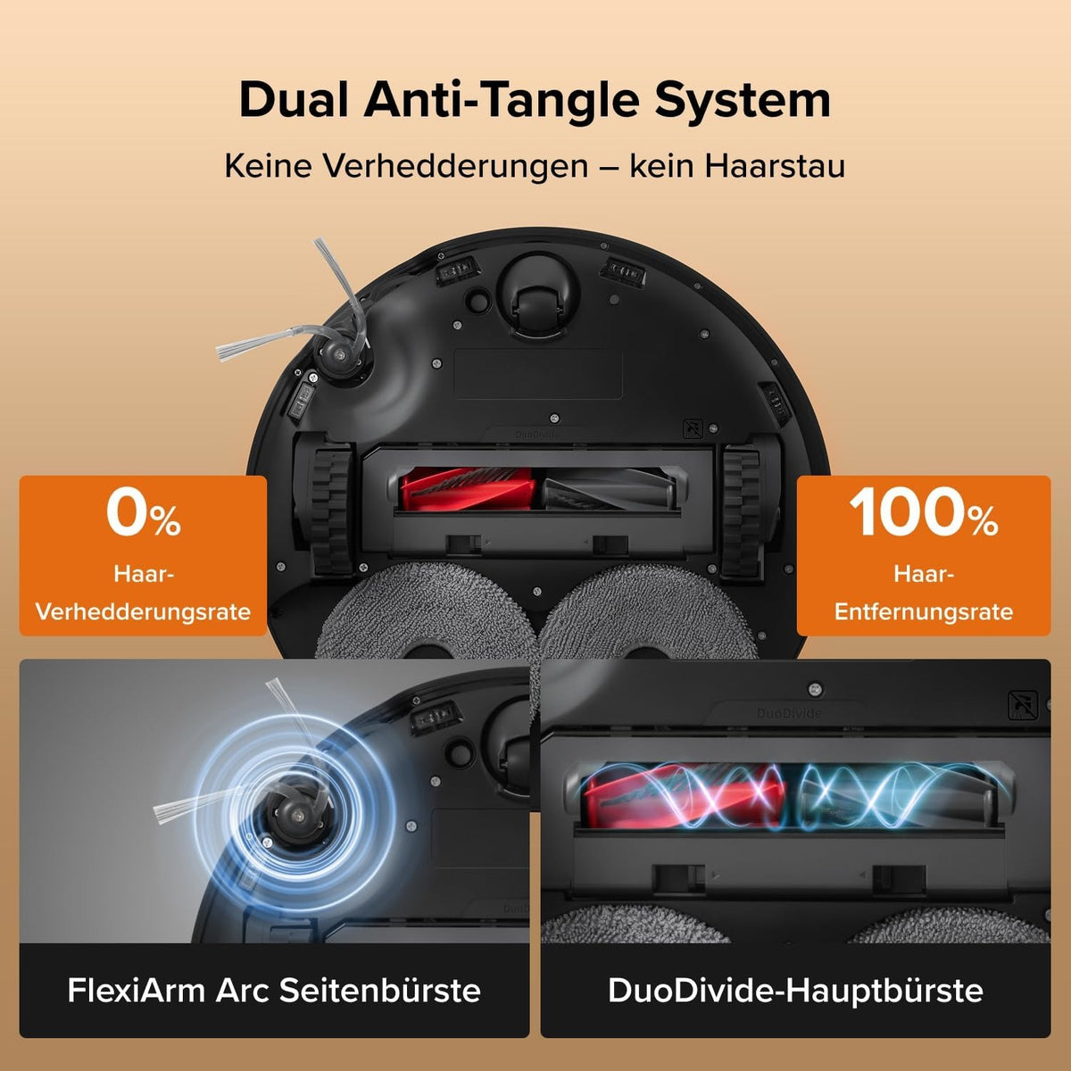 roborock Qrevo Edge 2 Saugroboter mit Wischfunktion, 25.000Pa Saugkraft