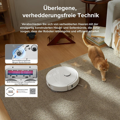 roborock QV 35A Set Saugroboter mit Wischfunktion mit 8.000 Pa Saugkraft