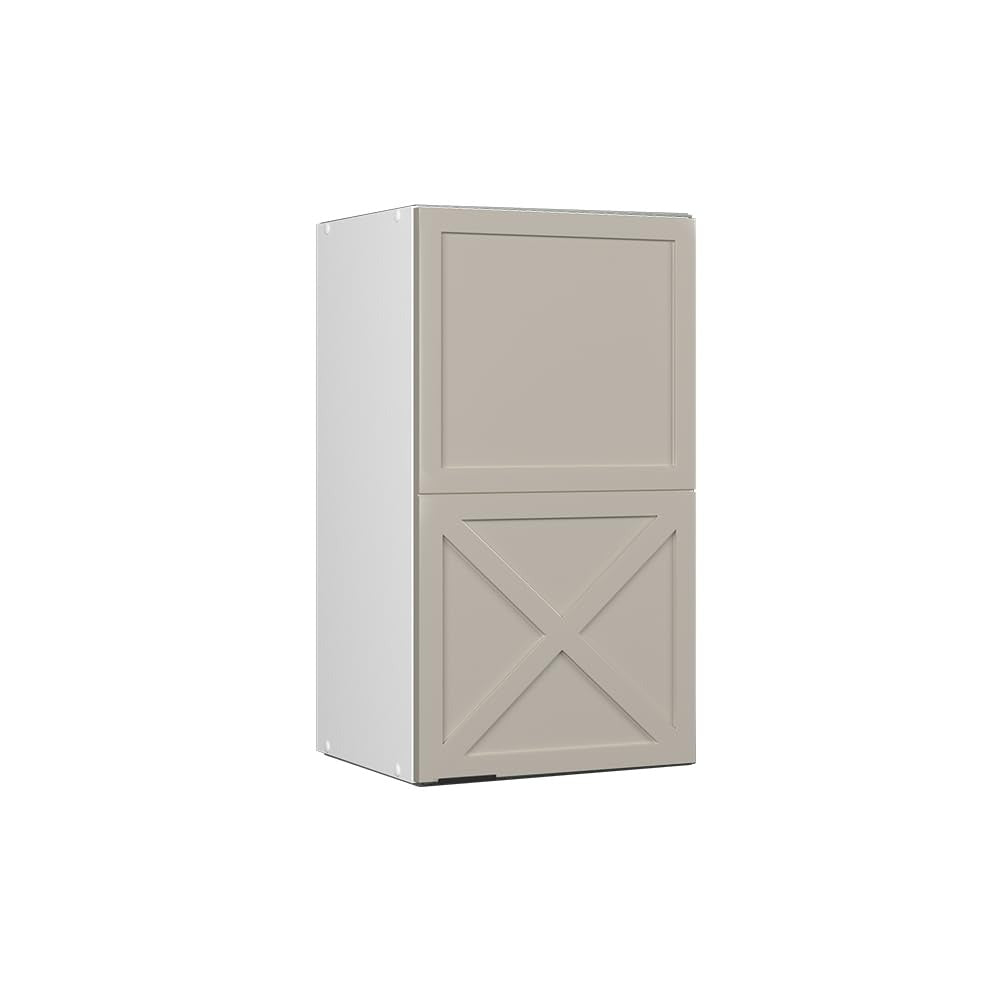 Vicco Hängeschrank Fame-Line, Weiß Hochglanz, 60 cm – Weiß Landhaus/Weiß, Hängeschrank 60 cm