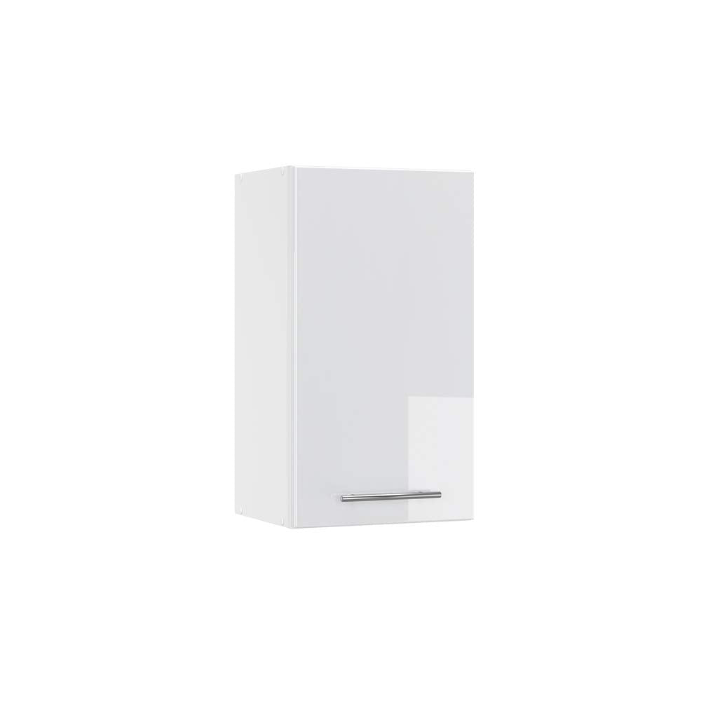 Vicco Hängeschrank Fame-Line, Weiß Hochglanz, 60 cm – Dunkelgrau/Weiß, Hängeschrank 50 cm