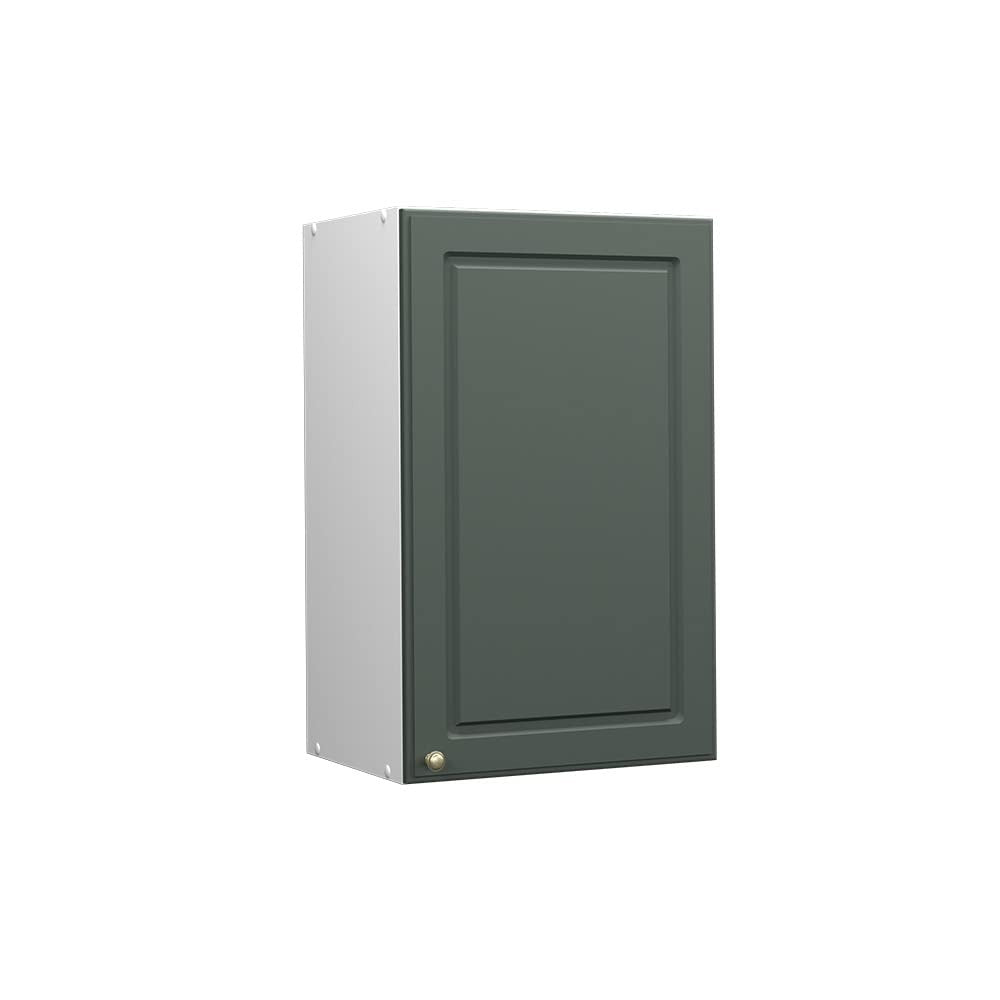Vicco Hängeschrank Fame-Line, Weiß Hochglanz, 60 cm – Goldkraft Eiche/Weiß, Hängeglasschrank 40 cm