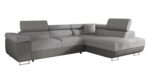 Mirjan24 Torezio Ecksofa mit Schlaffunktion & Bettkasten – L-Form Wohnlandschaft mit verstellbaren Kopfstützen, Schlafsofa für Wohnzimmer – Page: Left, Wave 05