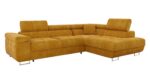 Mirjan24 Torezio Ecksofa mit Schlaffunktion & Bettkasten – L-Form Wohnlandschaft mit verstellbaren Kopfstützen, Schlafsofa für Wohnzimmer – Page: Right, Lux 05