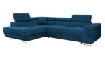 Mirjan24 Torezio Ecksofa mit Schlaffunktion & Bettkasten – L-Form Wohnlandschaft mit verstellbaren Kopfstützen, Schlafsofa für Wohnzimmer – Page: Right, Manila 02
