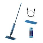 Philips OneUp 5000 Elektrischer Wischmopp, Blau, 2X sauberere Böden – 3000 Series, 1 Feuchtigkeitseinstellung, 2 Pads
